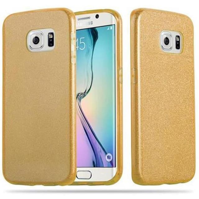 Samsung Galaxy S6 EDGE Skal Fodral Case (Guld)