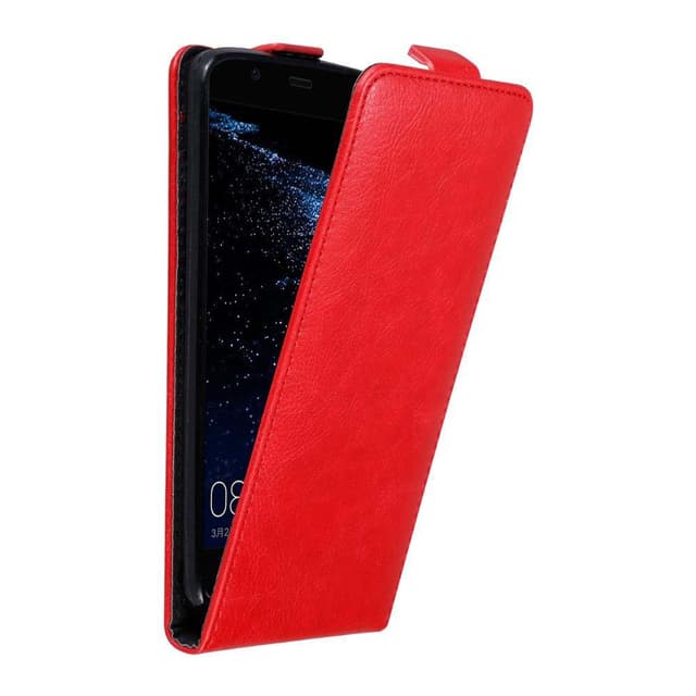 Huawei P10 PLUS Flipfodral Skal (Röd)