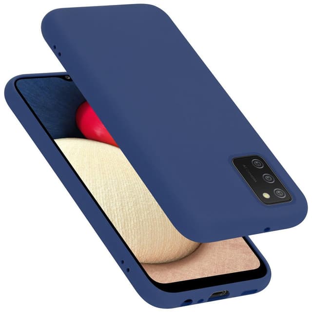 Samsung Galaxy A02s silikondeksel case (blå)