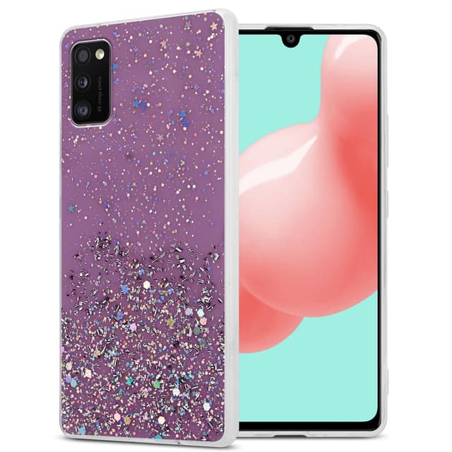 Samsung Galaxy A41 Cover Etui Case (Lilla)