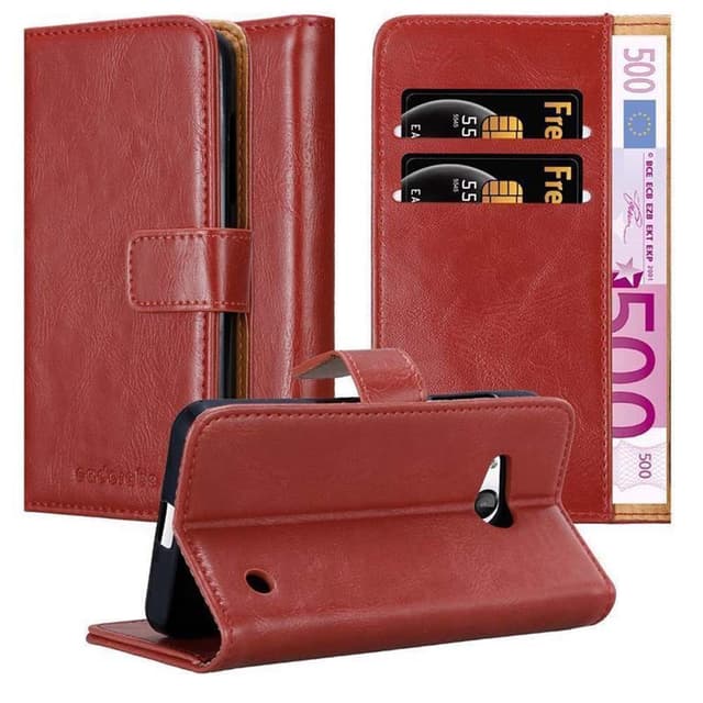 Nokia Lumia 550 lommebokdeksel etui (rød)