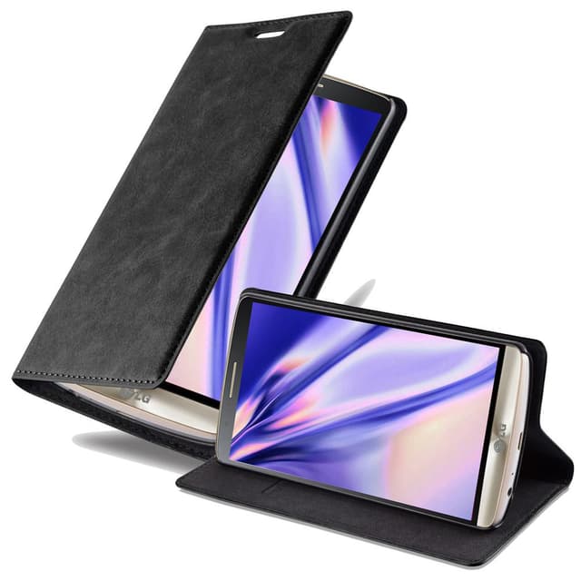 LG G3 Suojakuori Lompakkokotelo (Musta)