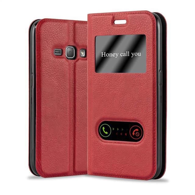Pungetui Samsung Galaxy J1 2015 Cover Case (Rød)
