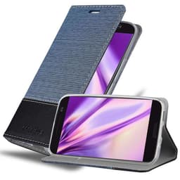 HTC ONE M10 Plånboksfodral Skal (Blå)