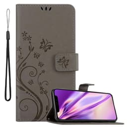 iPhone XS MAX Pungetui Cover Case (Grå)