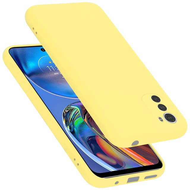 Motorola MOTO E32 4G / E32S silikondeksel case (gul)