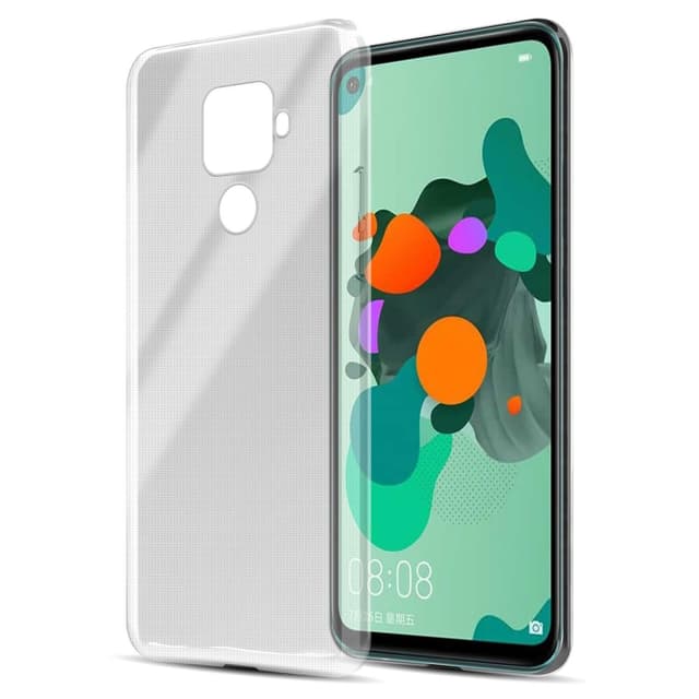Huawei MATE 30 LITE Skal Fodral Case (Transparent)