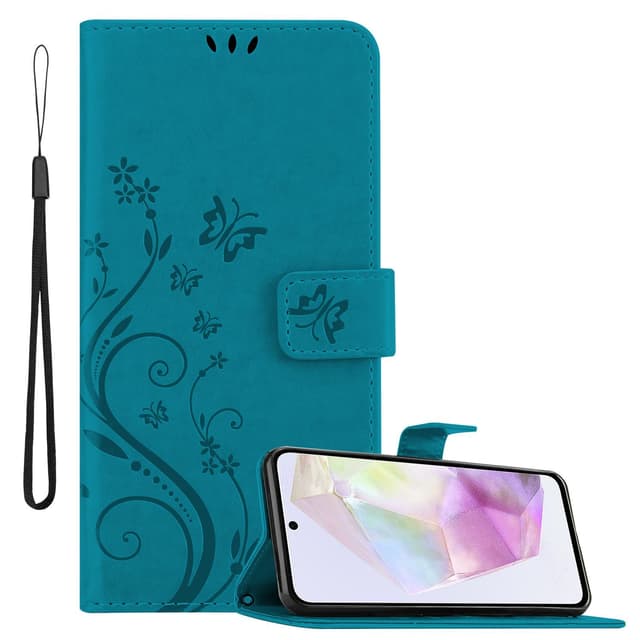 Samsung Galaxy A35 Pungetui Cover Case (Blå)
