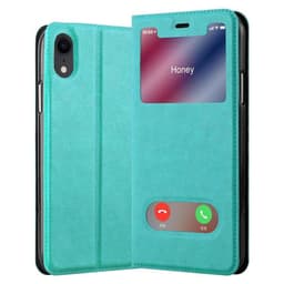 iPhone XR Plånboksfodral Skal (Turkos)