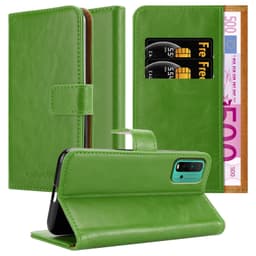 Xiaomi RedMi 9T / POCO M3 lommebokdeksel etui (grønn)