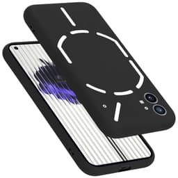 Nothing Phone (1) silikondeksel case (svart)