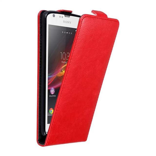 Sony Xperia SP Pungetui Flip Cover (Rød)