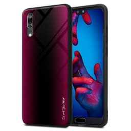 Huawei P20 Suojakuori Suojakotelo (Vaaleanpunainen)