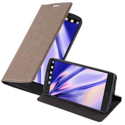 LG V10 lommebokdeksel case (brun)