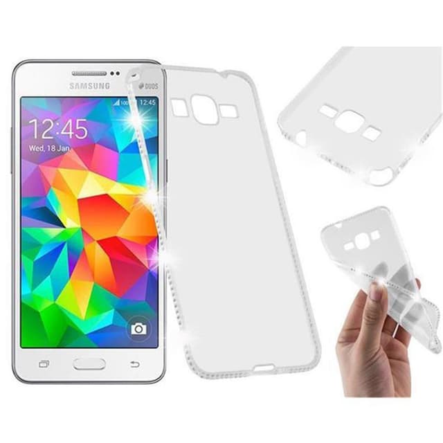 Samsung Galaxy GRAND PRIME Cover Etui Case (Hvid)