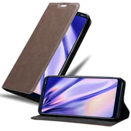 Nokia 9 PureView Suojakuori Lompakkokotelo (Ruskea)
