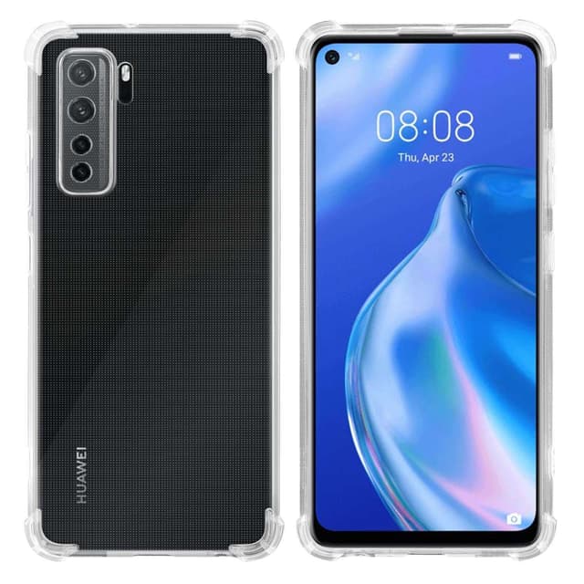 Xinyunew Cover Portafoglio Per Huawei P40 Lite 5G / Nova 7 SE - Pelle PU Con Slot Carte E Portamonete, Chiusura Magnetica, Funzione Stand, Nero