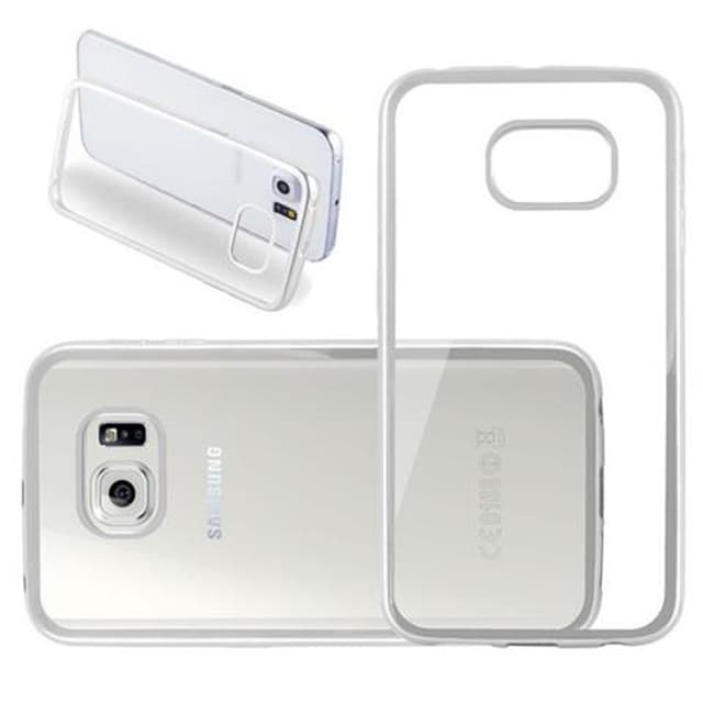 Samsung Galaxy S6 EDGE Cover Etui (Sølv)