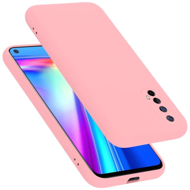 Realme 7 5G silikondeksel case (rosa)
