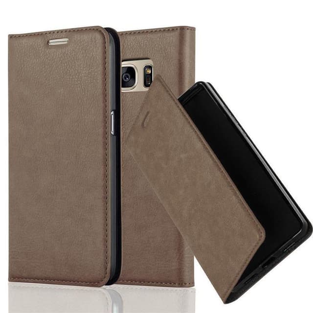Samsung Galaxy S7 Skal Fodral Case (Brun)