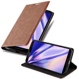 Motorola Google NEXUS 6 lommebokdeksel deksel (brun)
