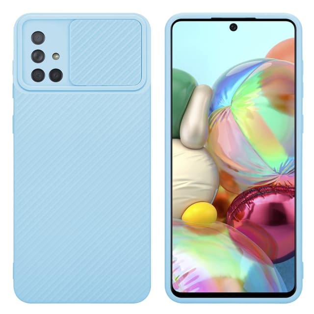 Samsung Galaxy A71 4G Cover Etui Case (Blå)