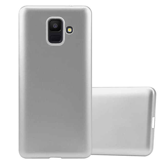 Samsung Galaxy A6 2018 Cover Etui Case (Sølv)