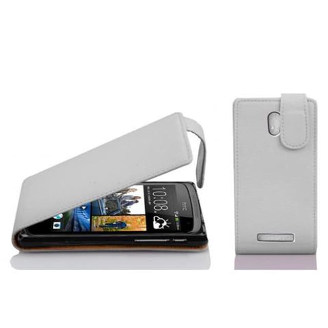 HTC Desire 500 Pungetui Flip Cover (Hvid)