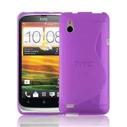 HTC Desire V silikondeksel case (lilla)