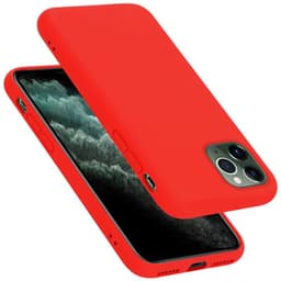 iPhone 11 PRO MAX silikondeksel case (rød)
