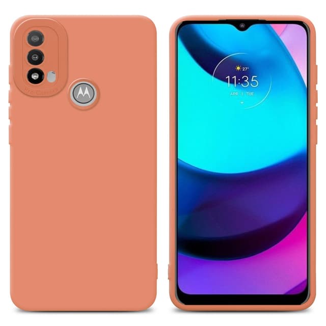 Motorola MOTO E20 Suojakuori Kotelo (Oranssi)