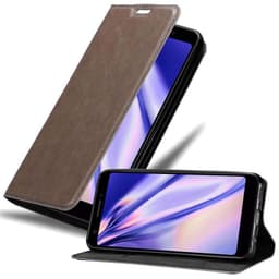 Google PIXEL 3A Suojakuori Lompakkokotelo (Ruskea)