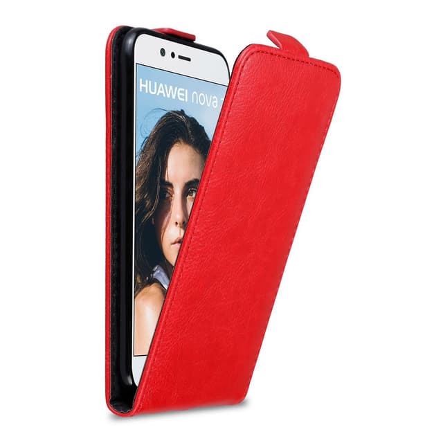 Huawei NOVA 2 Pungetui Flip Cover (Rød)