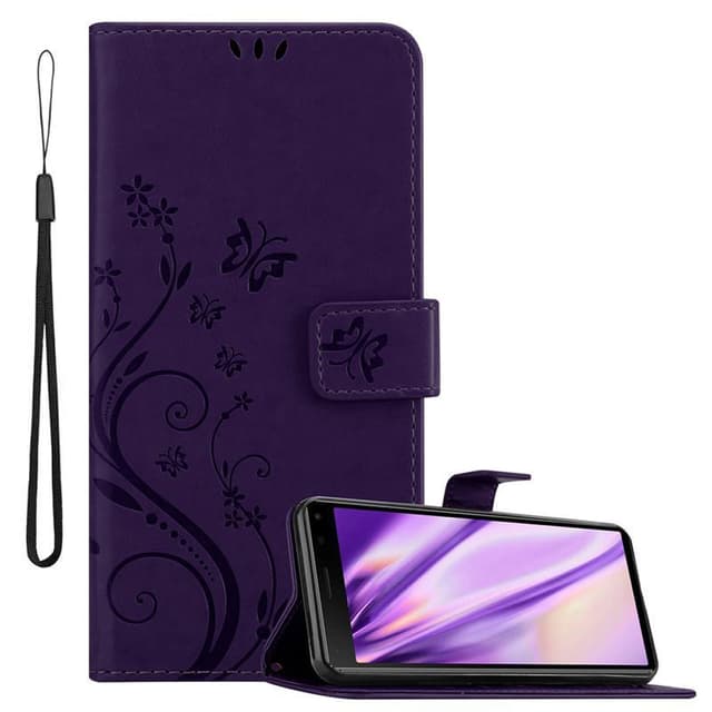 Sony Xperia 8 Plånboksfodral Skal (Lila)