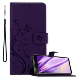 Sony Xperia 8 Suojakuori Lompakkokotelo (Violetti)
