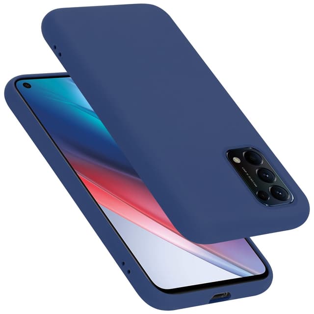 Oppo FIND X3 LITE Suojakuori Kotelo Case (Sininen)