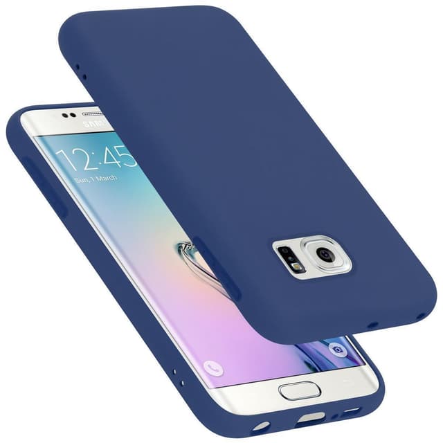 Samsung Galaxy S6 EDGE Cover Etui Case (Blå)