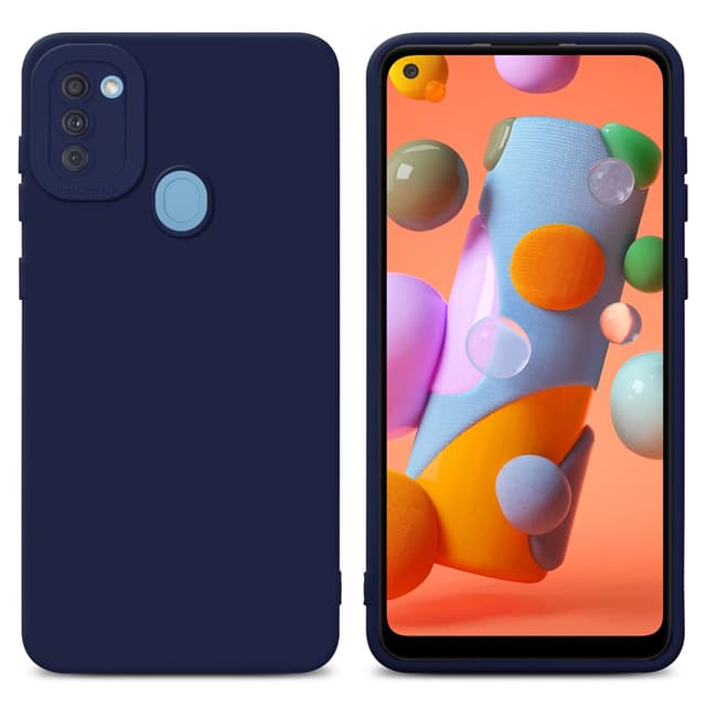 Samsung Galaxy A11 / M11 Deksel case (blå)