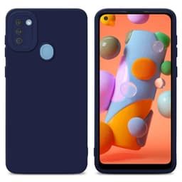 Samsung Galaxy A11 / M11 Deksel cover case (blå)