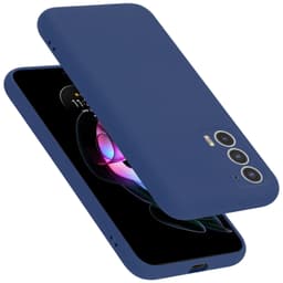 Motorola EDGE 20 Suojakuori Kotelo Case (Sininen)