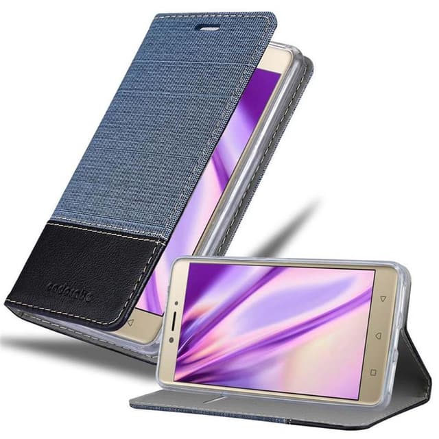 Lenovo K6 NOTE Plånboksfodral Skal (Blå)