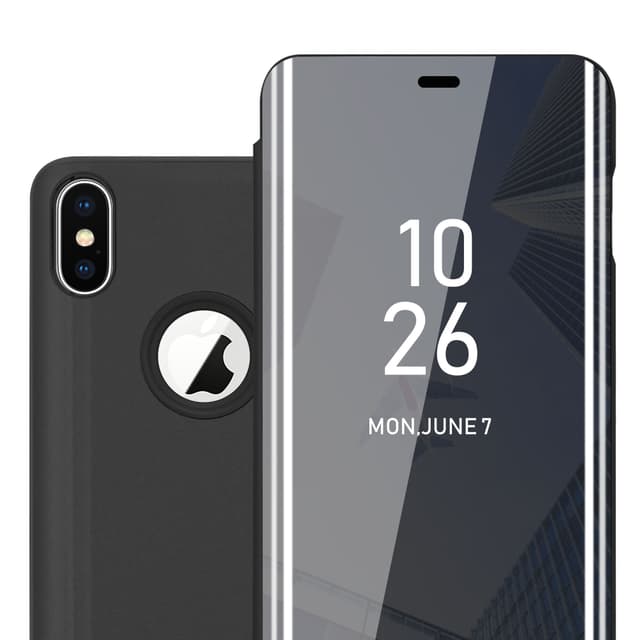 iPhone XS MAX Plånboksfodral Skal (Svart)