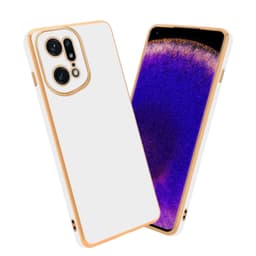 Oppo FIND X5 PRO Suojakuori Case Cover (Valkoinen)