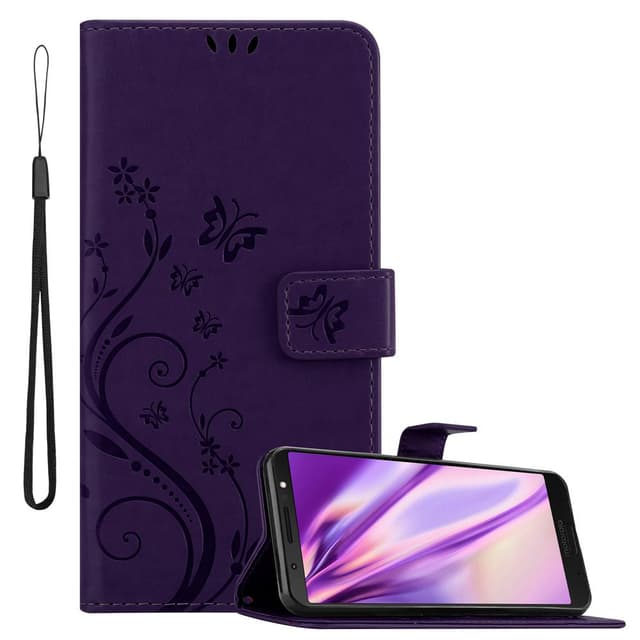 Motorola MOTO G6 PLUS Pungetui Cover Case (Lilla)