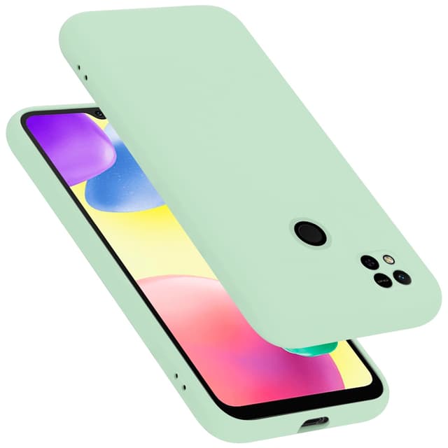 Xiaomi RedMi 9C / RedMi 10A silikondeksel case (grønn)