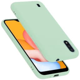 Samsung Galaxy A01 silikondeksel case (grønn)