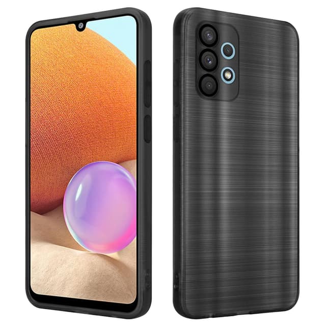 Samsung Galaxy A32 5G Skal Fodral Case (Svwart)