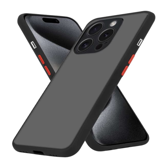 iPhone 15 PRO MAX Etui Case Cover (Sort)