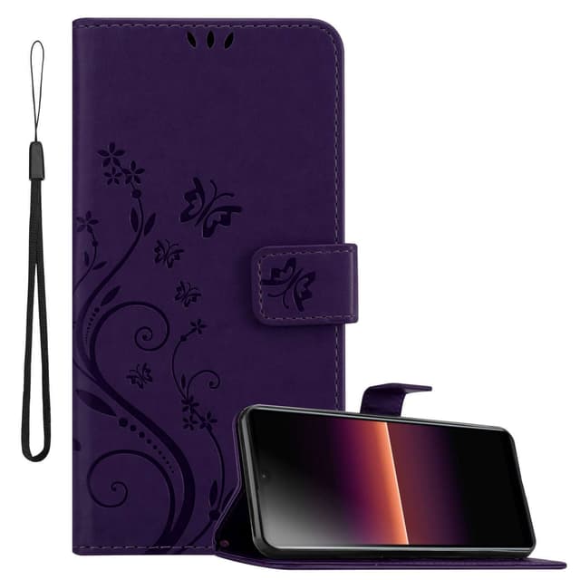 Sony Xperia L4 Suojakuori Lompakkokotelo (Violetti)