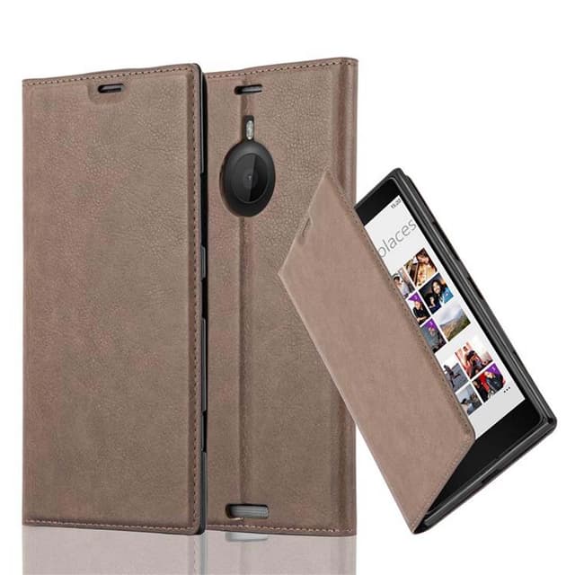 Nokia Lumia 1520 Suojakuori Lompakkokotelo (Ruskea)